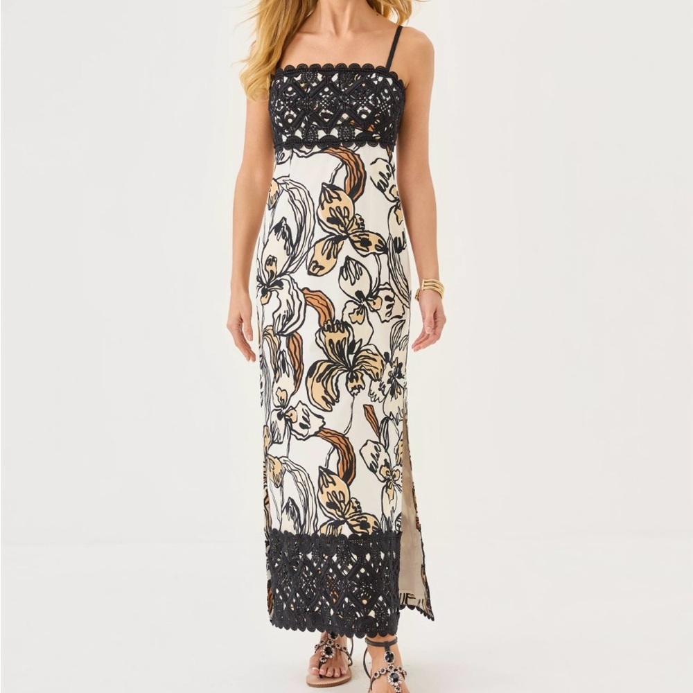NEW Lily Pulitzer Vena Stretch Maxi Dress size 12